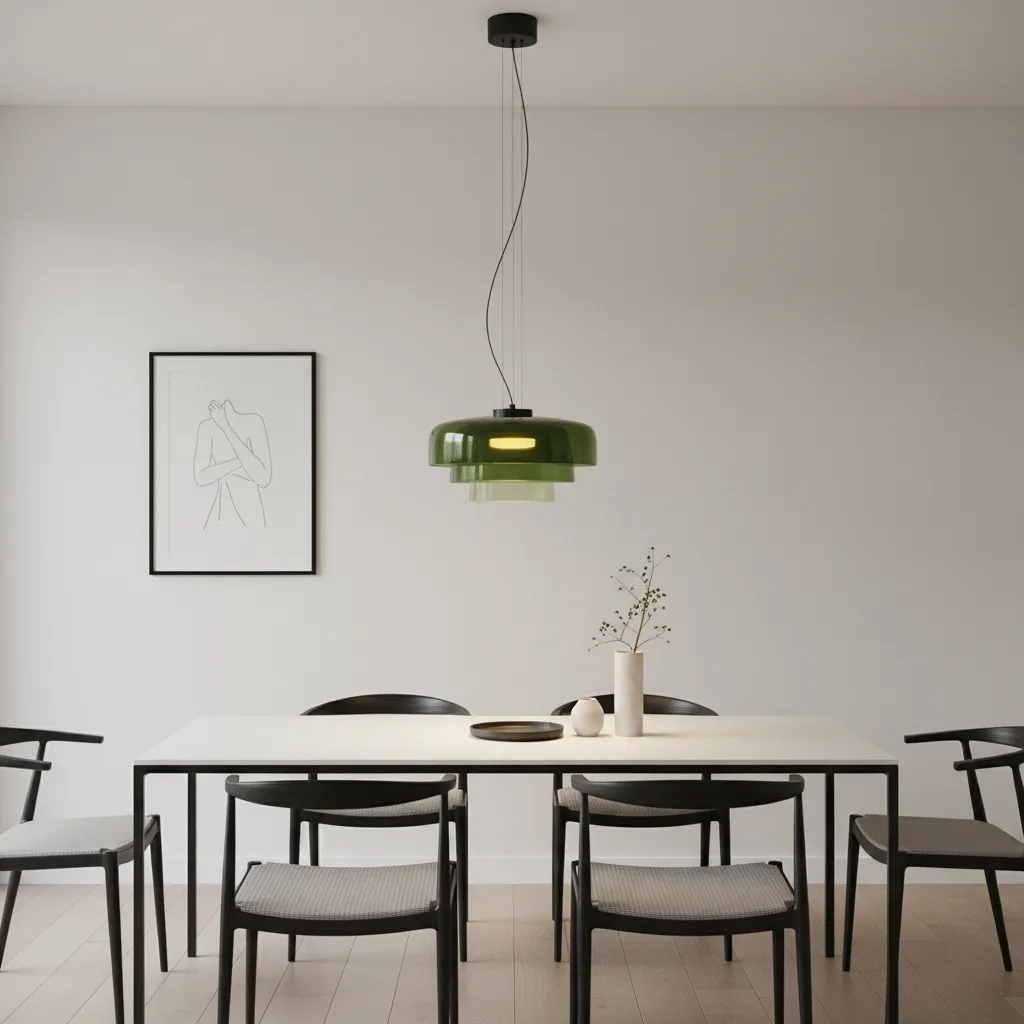 Nordic Celestial Glass Pendant Light D908