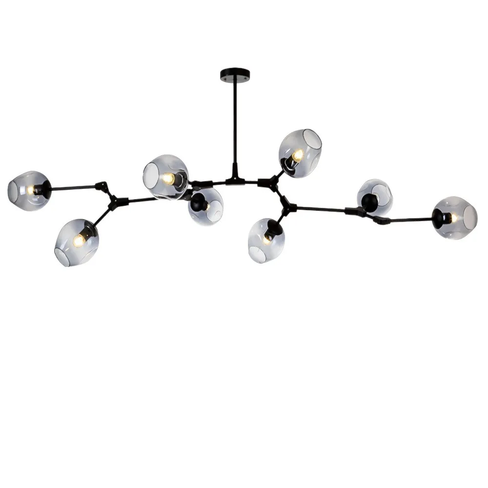 Branching bubble chandelier