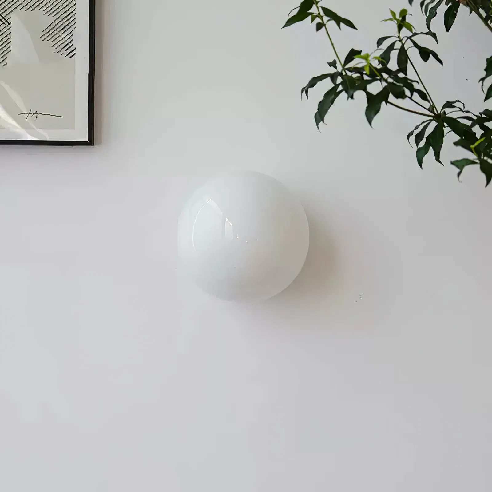 Minimalist Bauhaus Orb Style Wall Lamp KL400