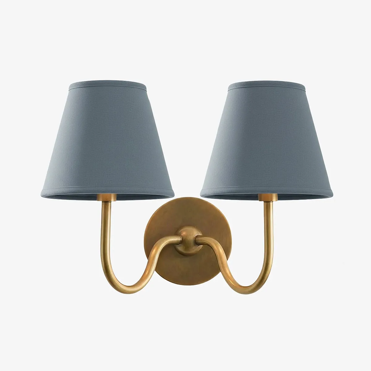 Luvora Vintage Pleated Shade Wall Lamp - Refined Linen Sconce For Bathroom or Corridor KL1272