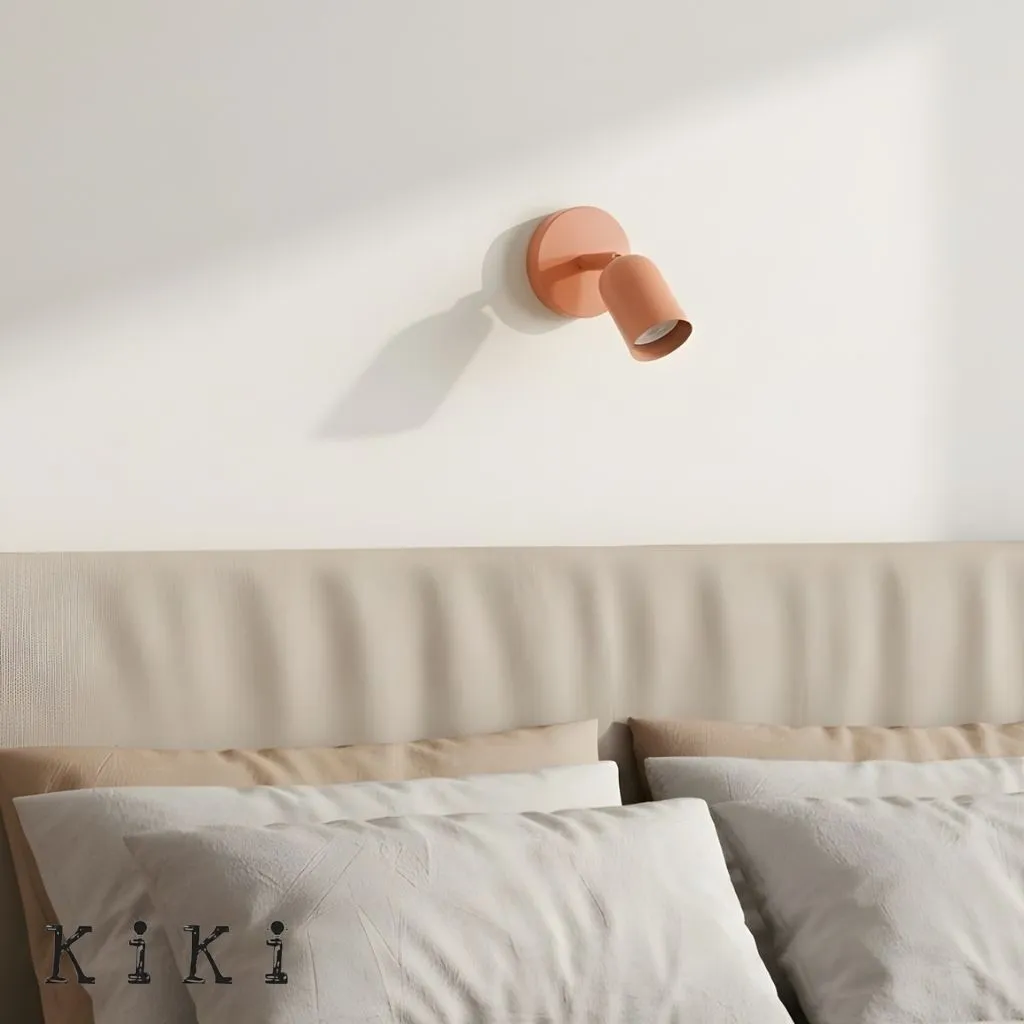 Colorful Bauhaus Cylinder Wall Lamp - Modern Ambient Light for Living Spaces KL15