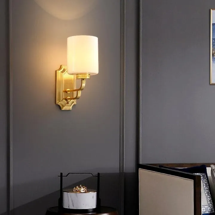 Nordic Copper Retro Wall Lamp KL414