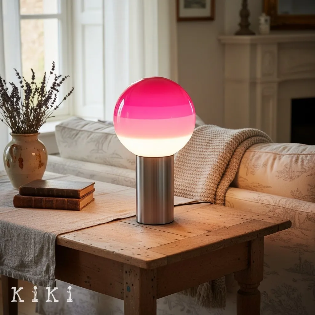 Tintelle Sphere Desk Lamp - Modern Style Table Lamp with Glass Shade KL2093