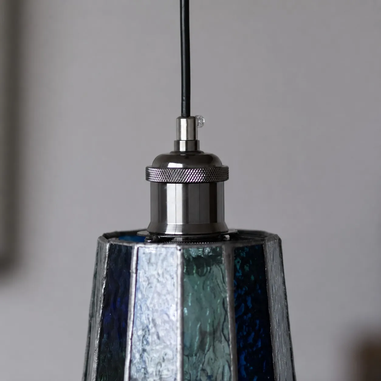 Artisan Stained Glass Tapered Pendant Light