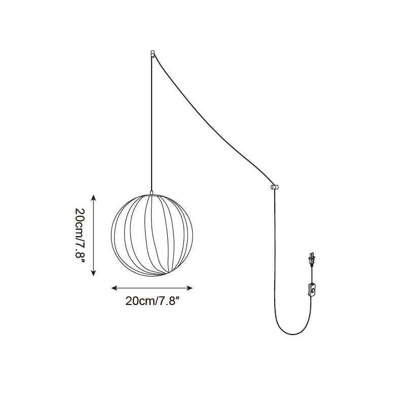 Solstice Plug In Pendant Lamp D126