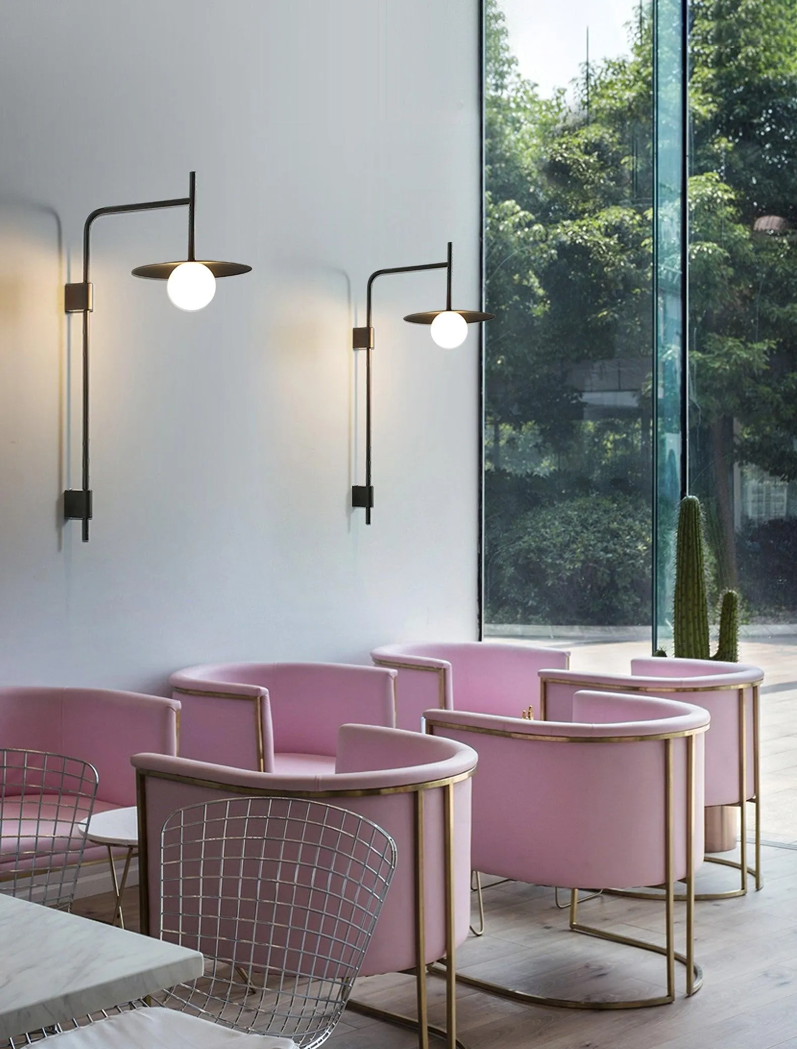 Nordic Swing Arm Wall Lamp for Living Room KL831