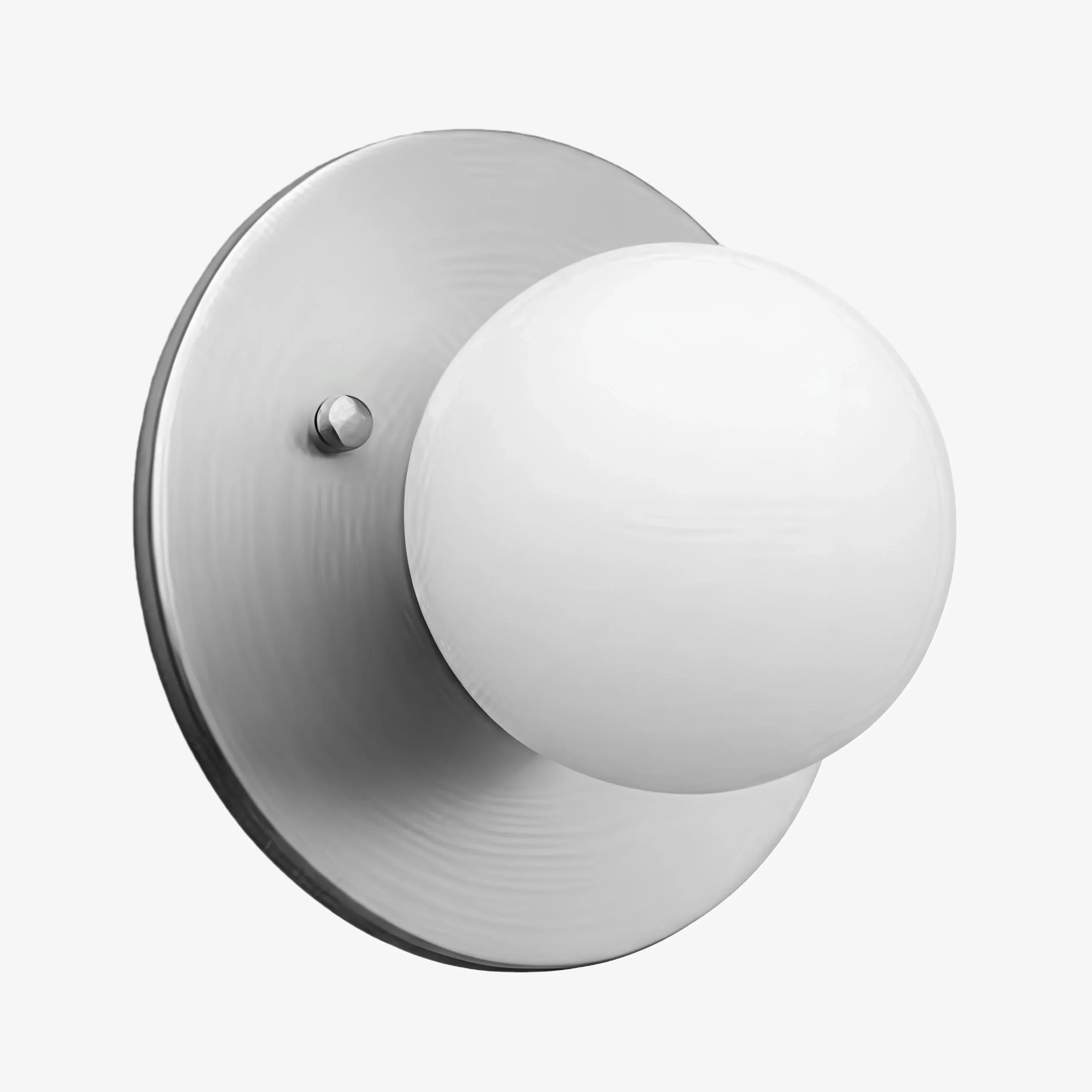 Glorica Glass Brass Wall Sconce - Frosted Globe Classic Light For Warm Ambiance KL1509