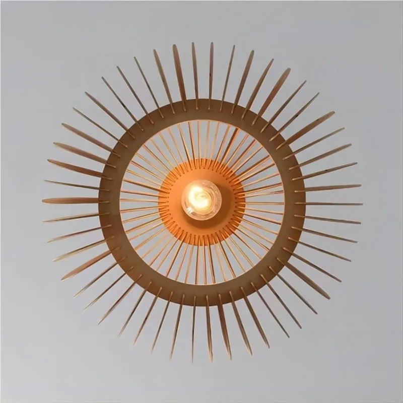 Creative Wooden Pumpkin Pendant Lamp KL112