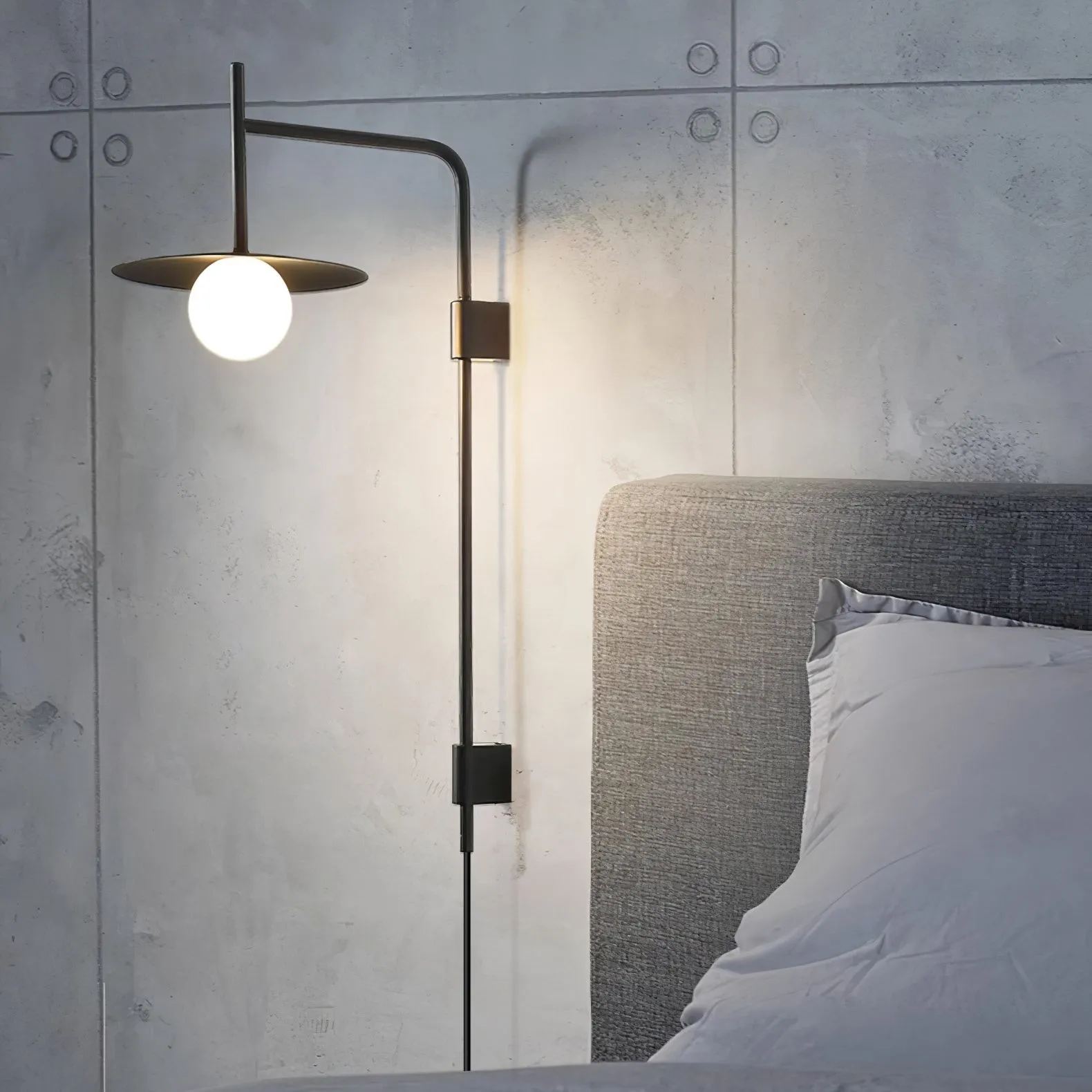 Nordic Swing Arm Wall Lamp for Living Room KL831