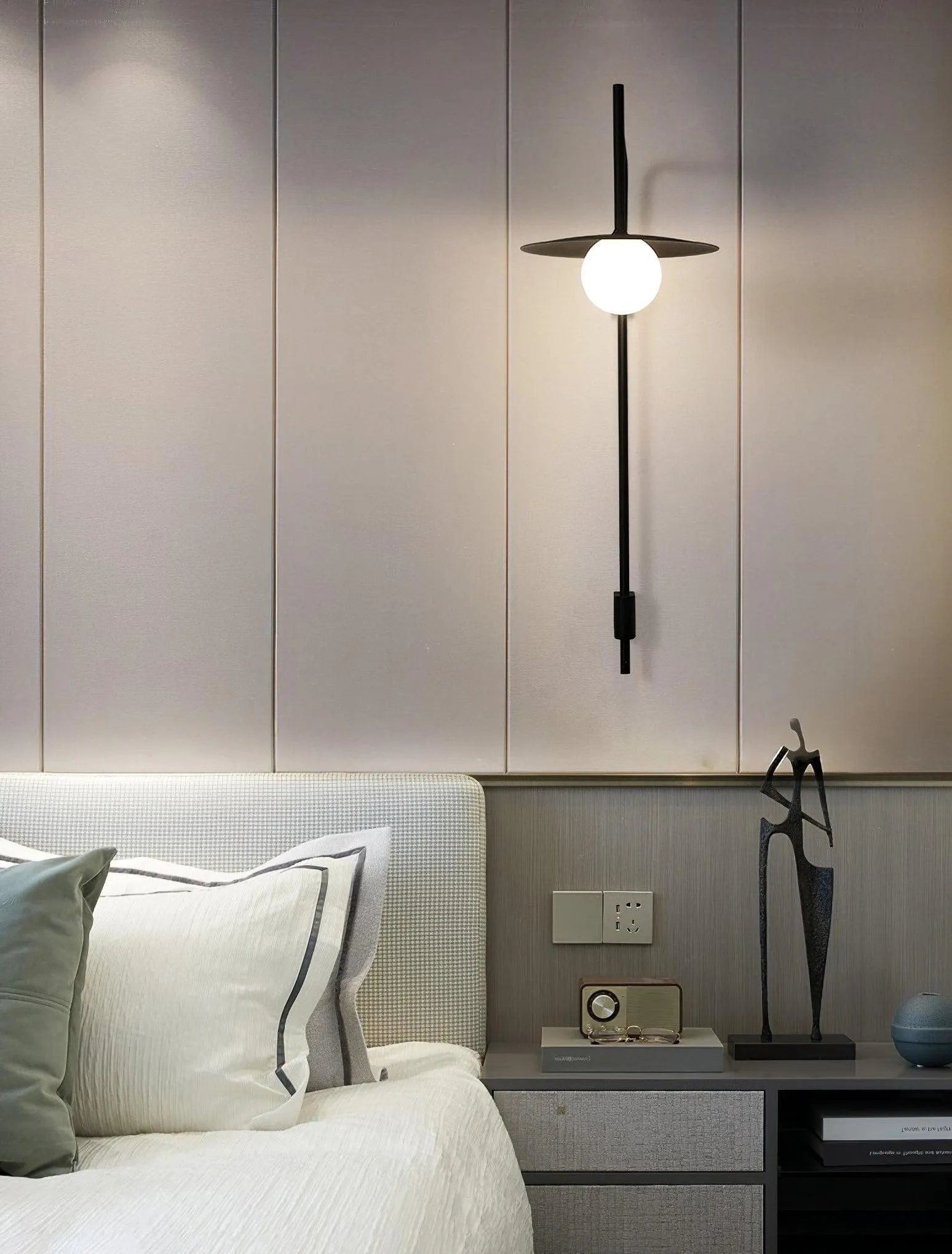 Nordic Swing Arm Wall Lamp for Living Room KL831