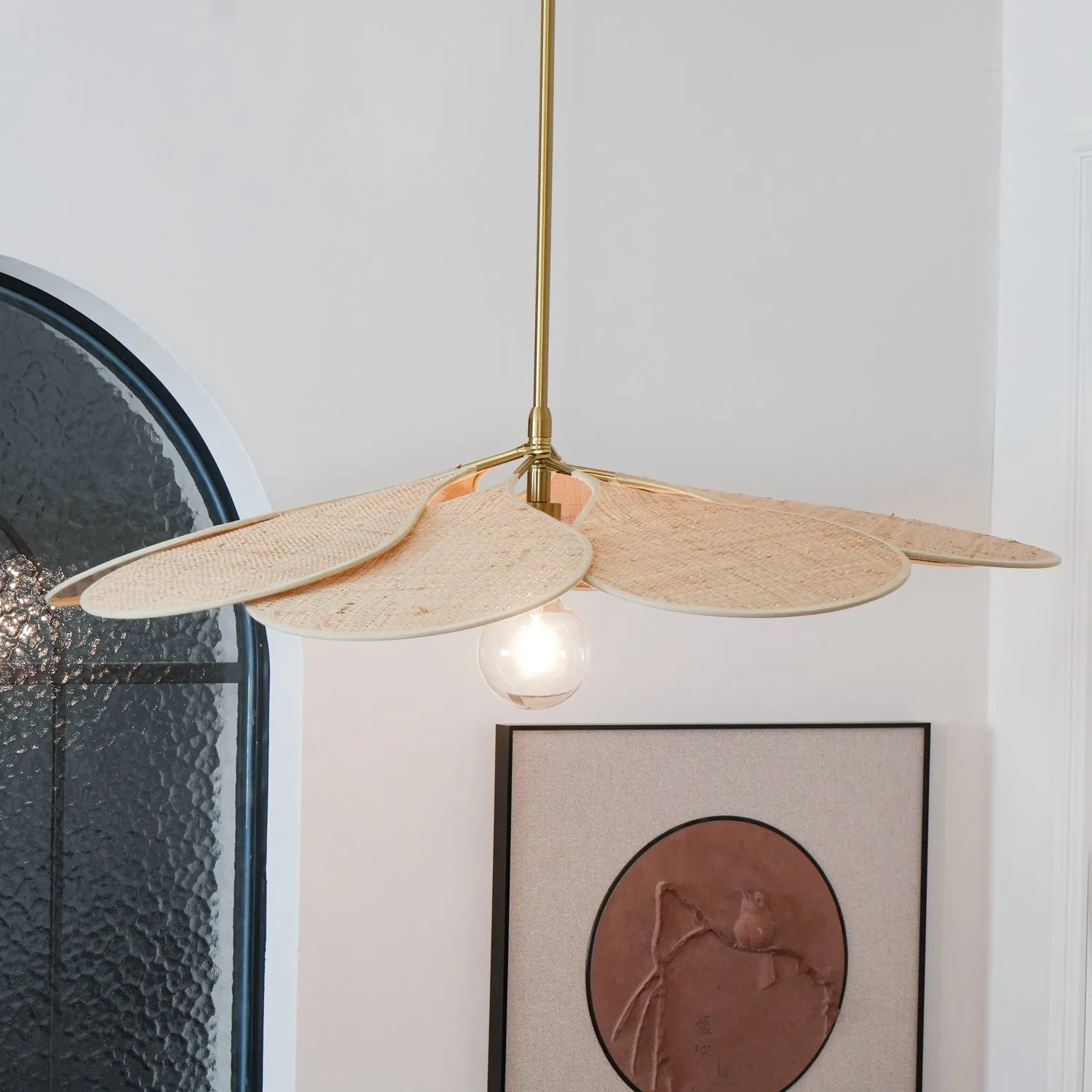 Petals Bloom Rattan Pendant Lamp KL574
