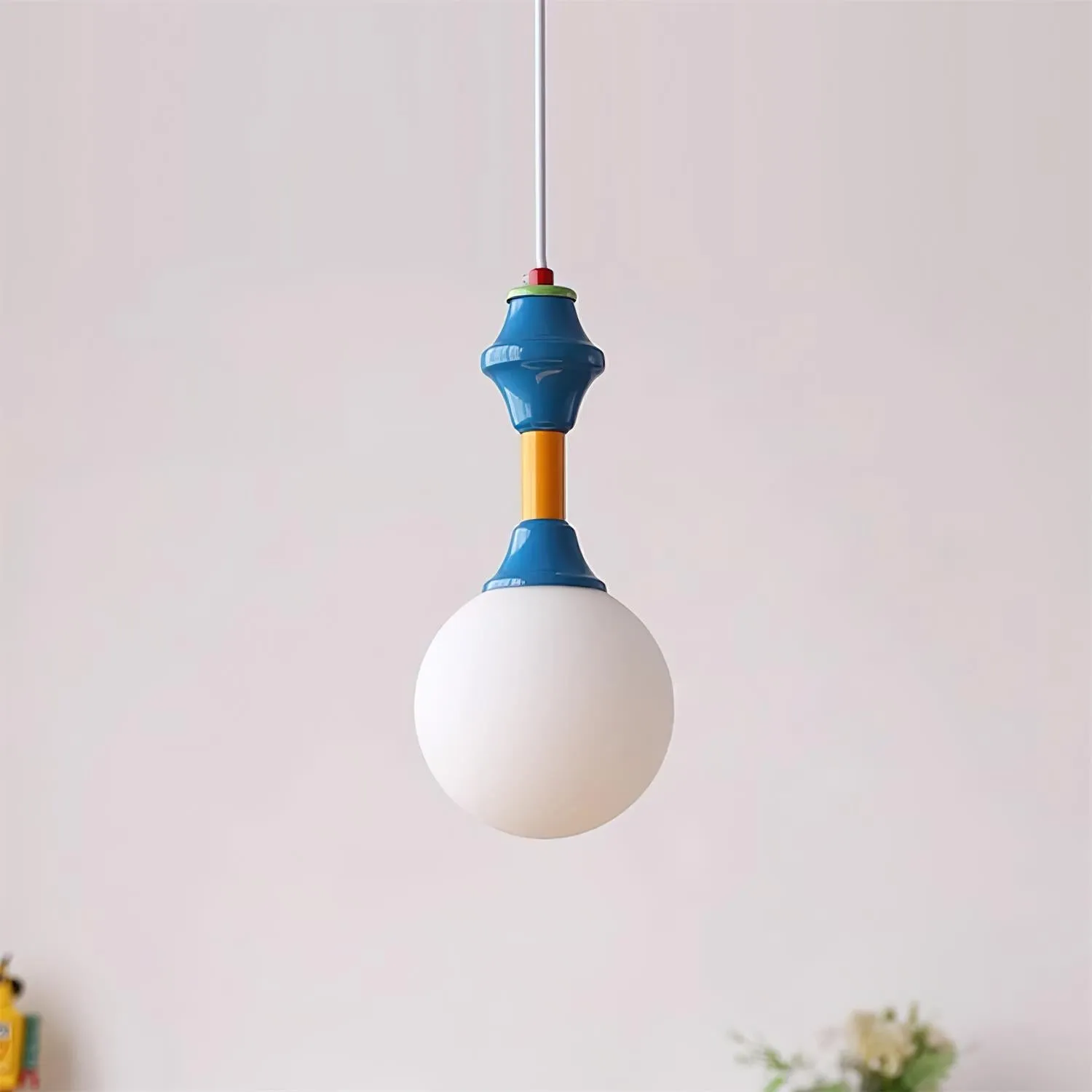 French Blue And White Atmosphere Pendant lamp KL676