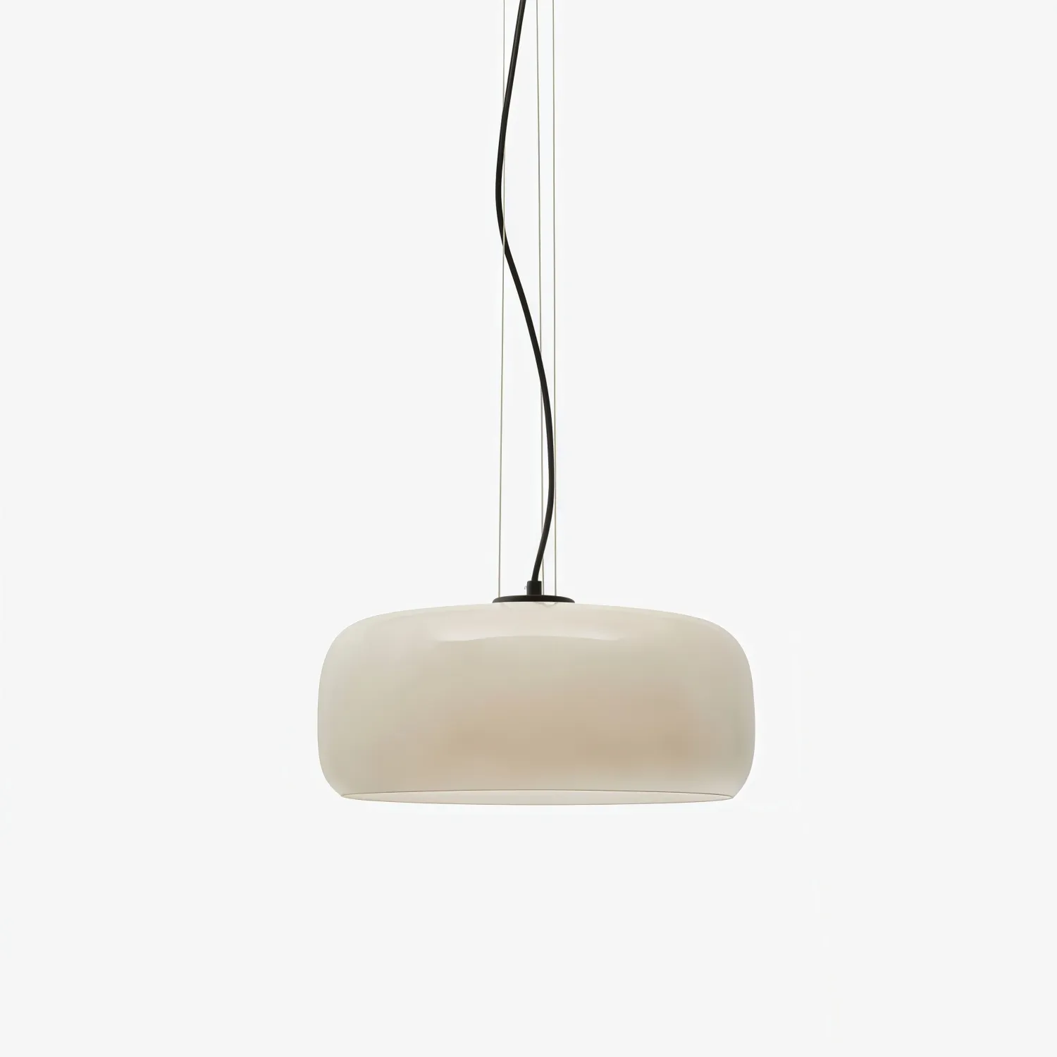 Lunorae Rounded Glass Pendant Light - Modern Sculptural Light for Living Room KL2254
