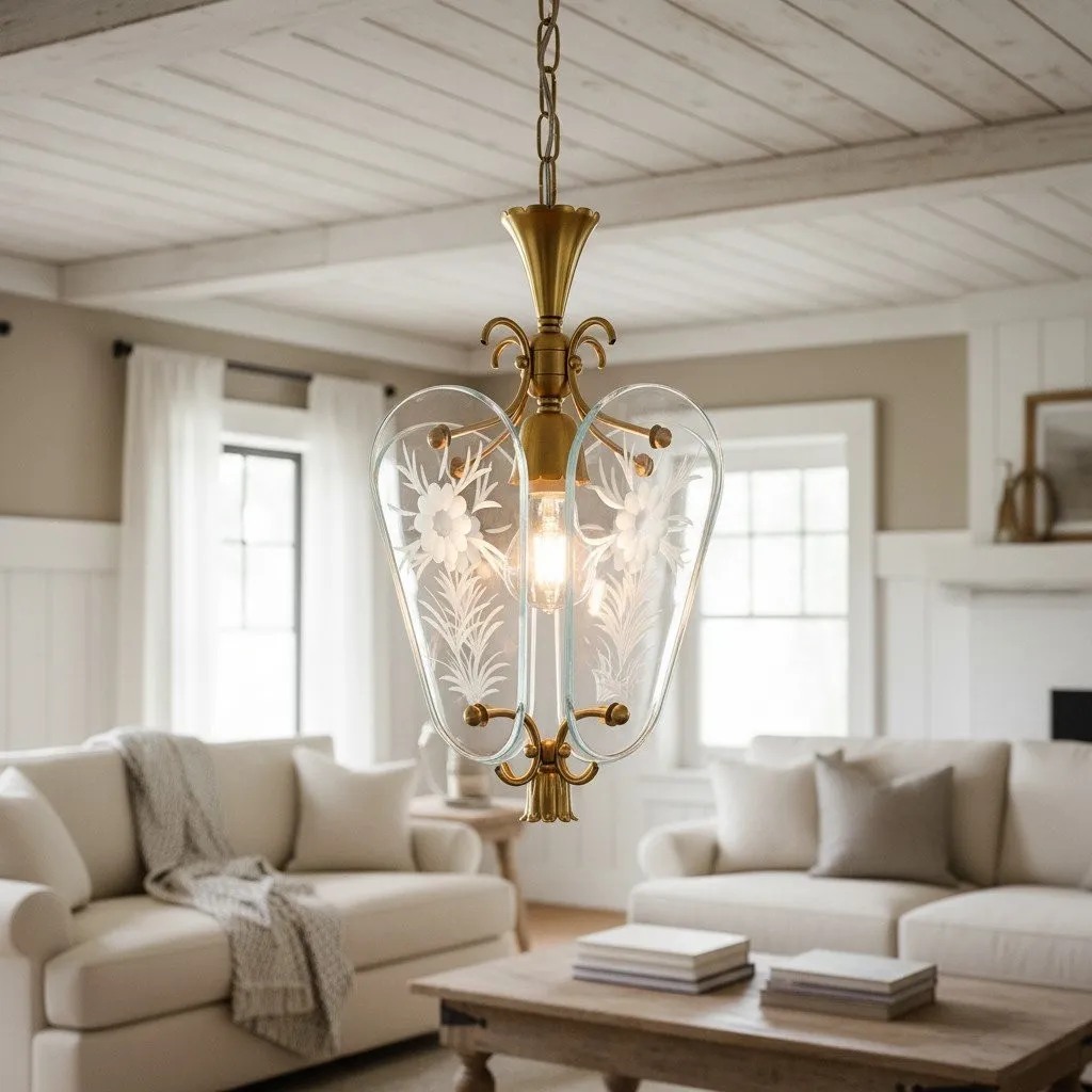 Kerise Sleek Glass Shade Pendant - Designer Ambient Light for Open Spaces or Lounges KL2050