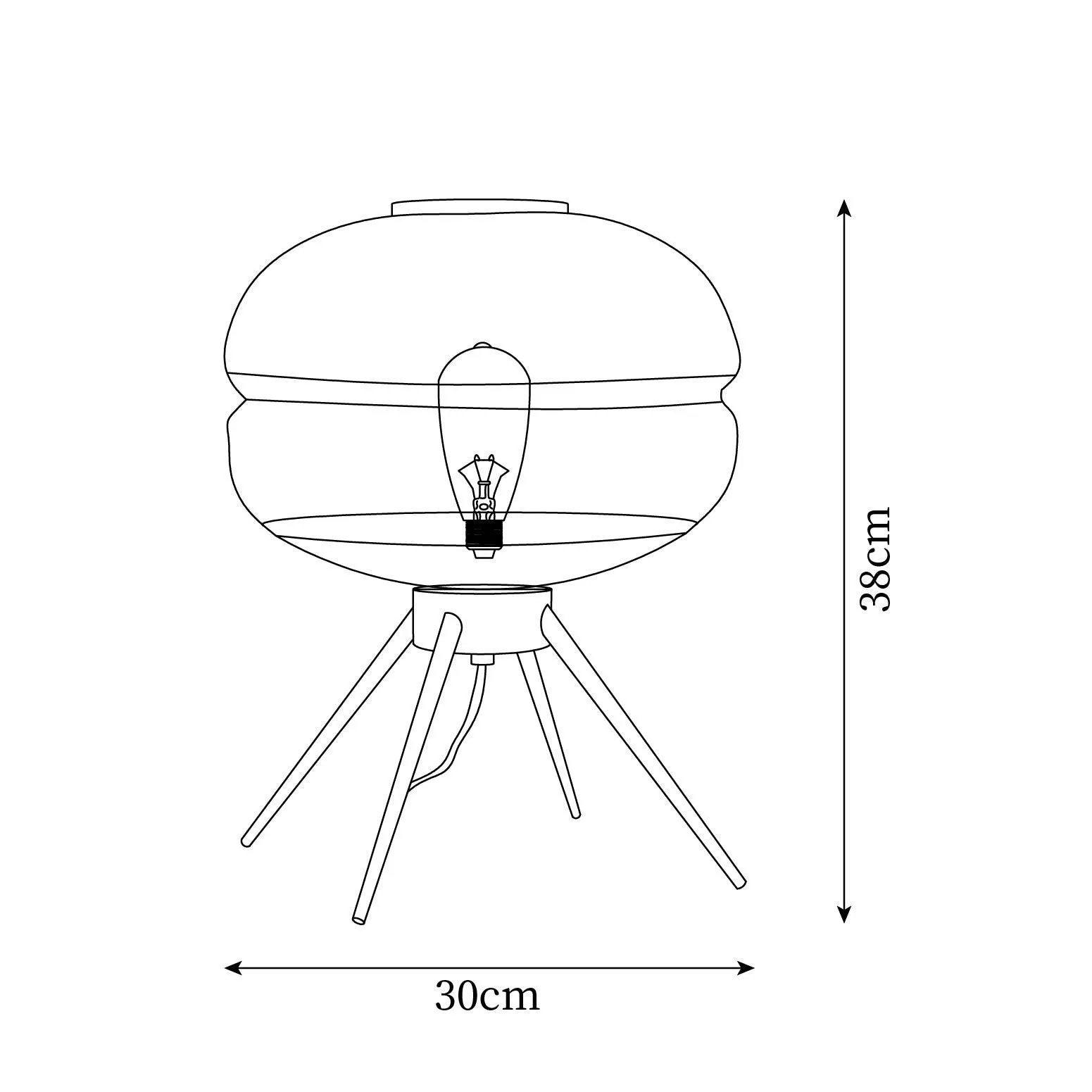 Luxury Personality Colored Glass Cover Tall Table Lamp KL499