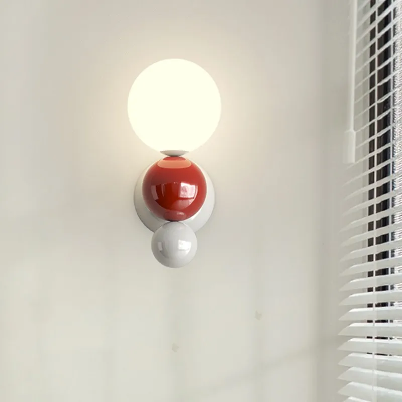 Cream Style Globe Bubble Wall Sconce KL109