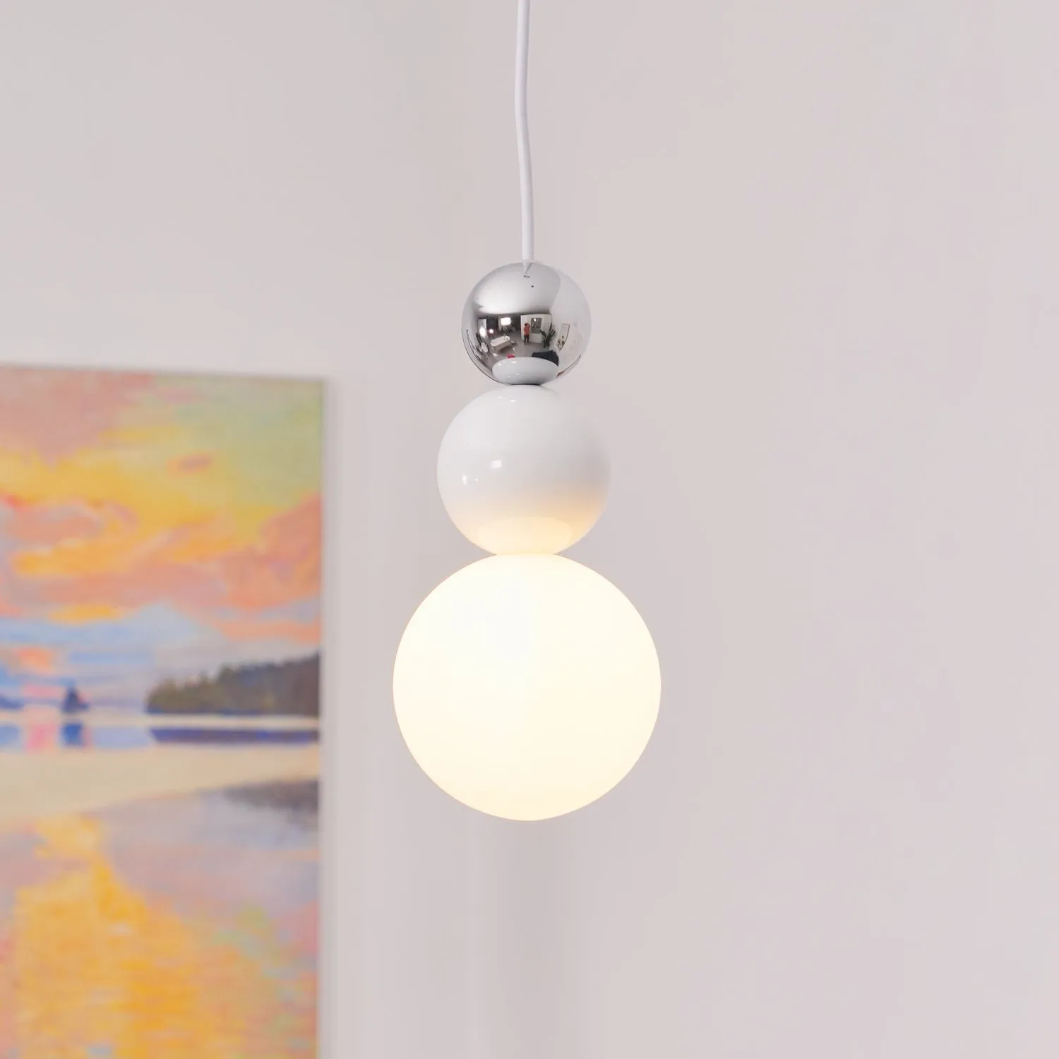 Modern Nordic Acrylic Multi Ball Pendant Light KL135