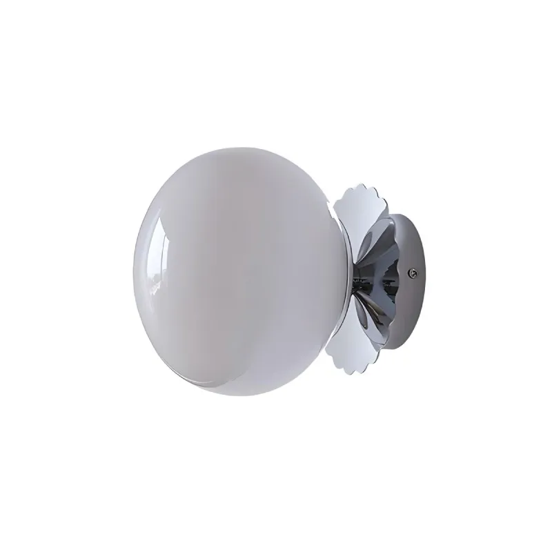 Marshmallow Glass Ball Wall Sconce KL149