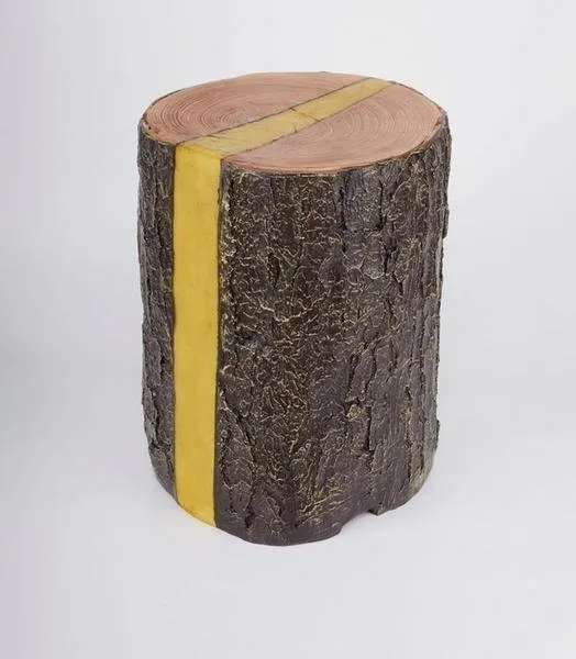 Cracked Stump Lamp