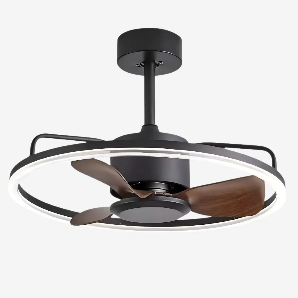 Vintage Bauhaus LED Silent Fan Ceiling Light KL943