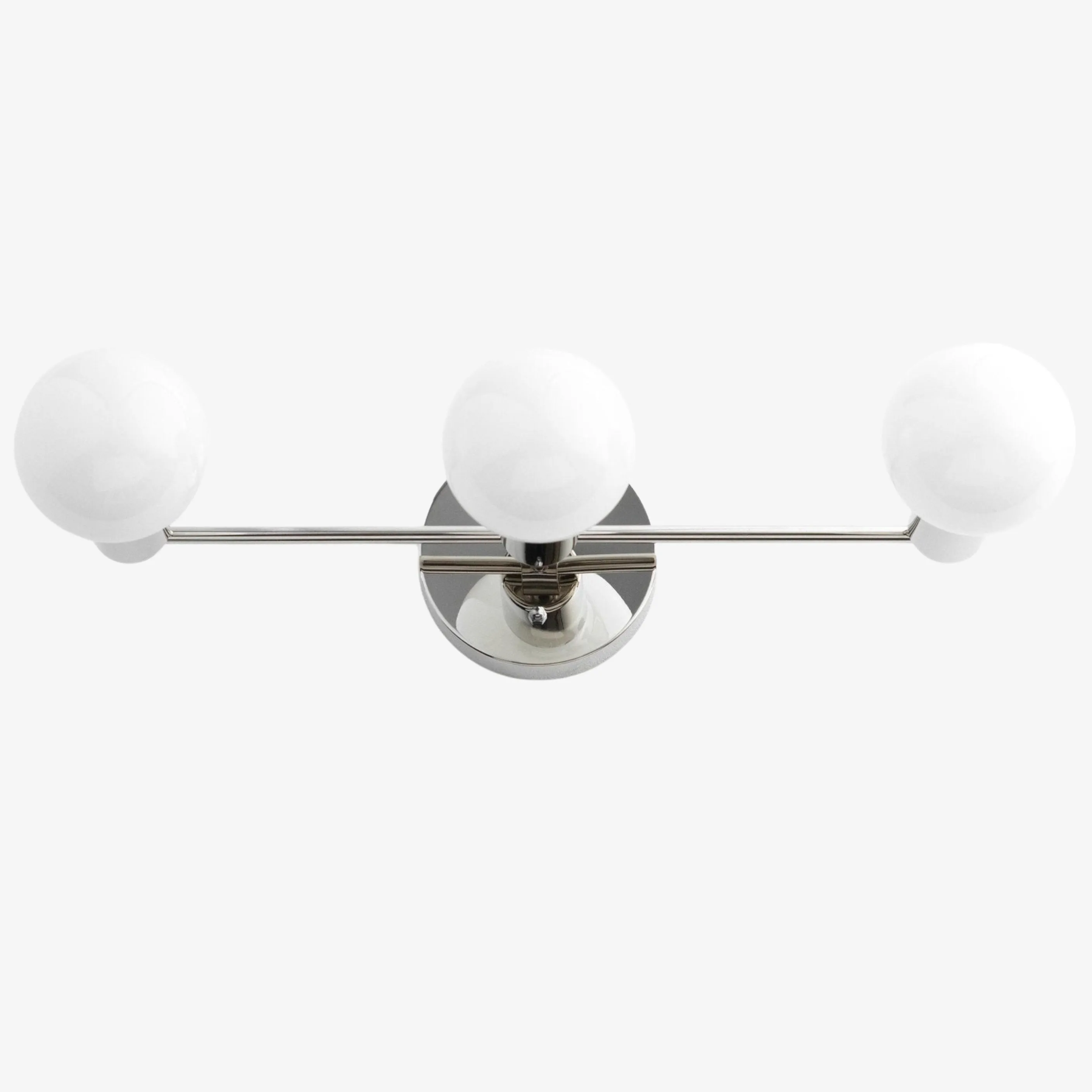 Glorica Glass Mid Century Modern Vanity Light - 3 Light Wall Fixture KL1527
