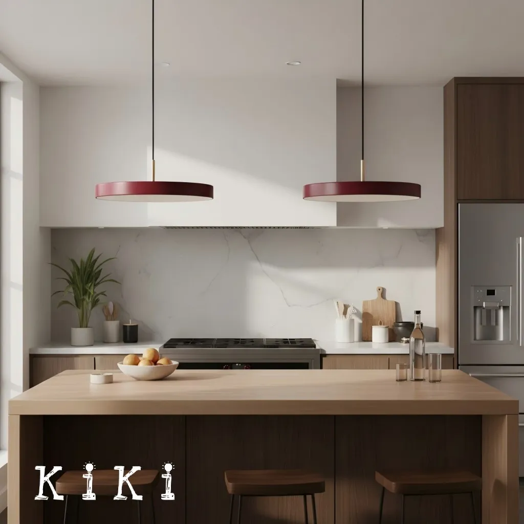 Astris Modern Asteria Pendant Light - Fluid Round Design Pendant Light for Dining Room KL2332