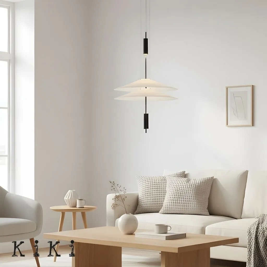 Flamingo Layered Pendant Light - Elegant Modern Lighting for Lounge and Hall