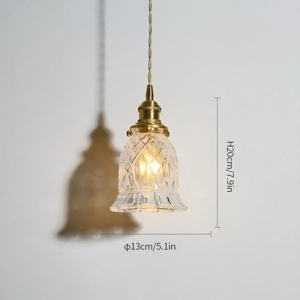 Clear glass pendant lights series