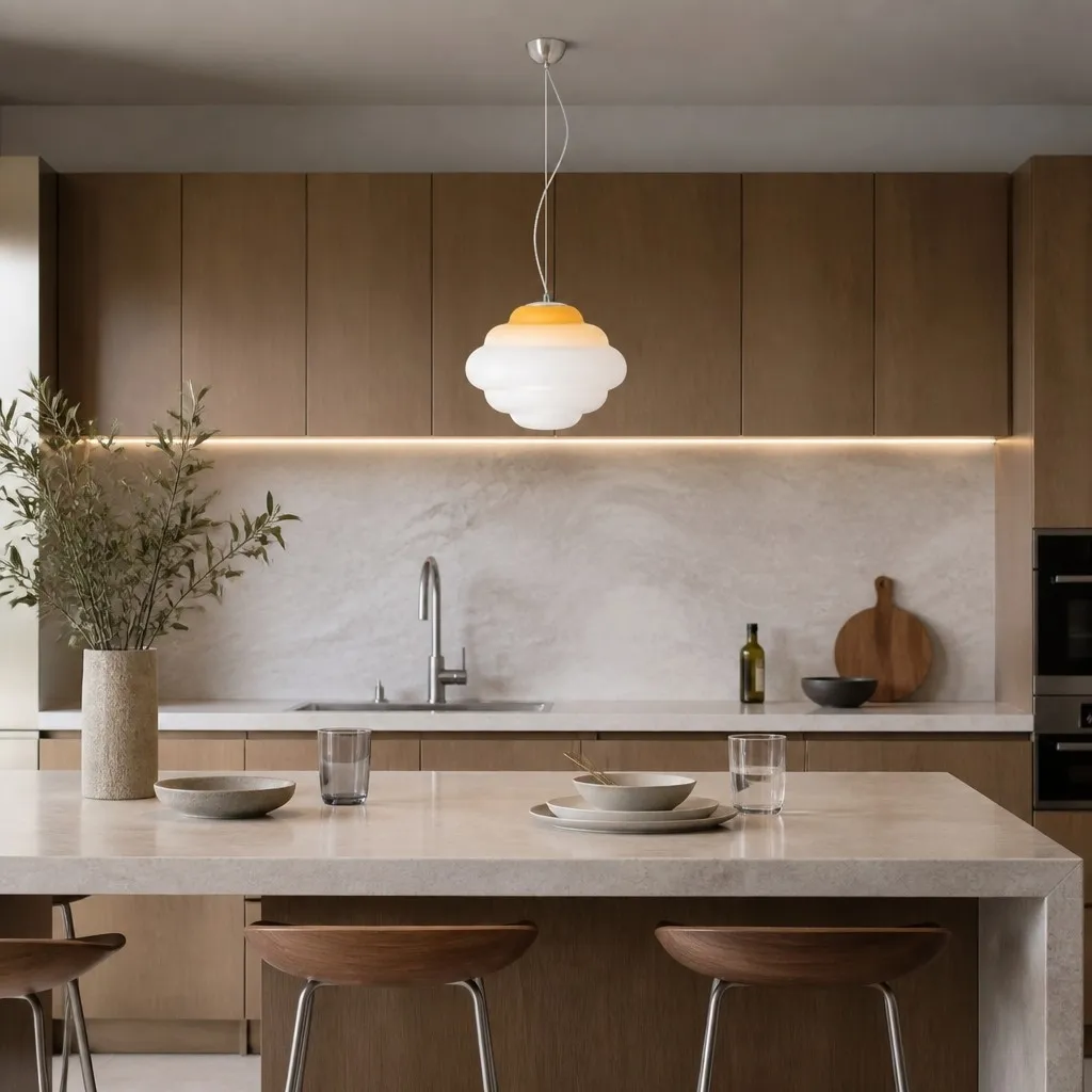Gossax Cloud Glass Shaped Pendant Light - Nordic Style for Dining Room and Kitchen Island A51