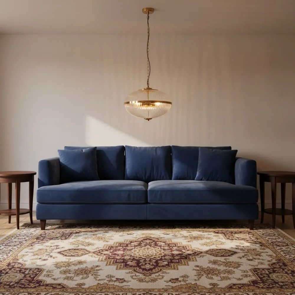 Luntra Contemporary Multi-Light Pendant with Textured Glass for Bedrooms and Hallways KL1904