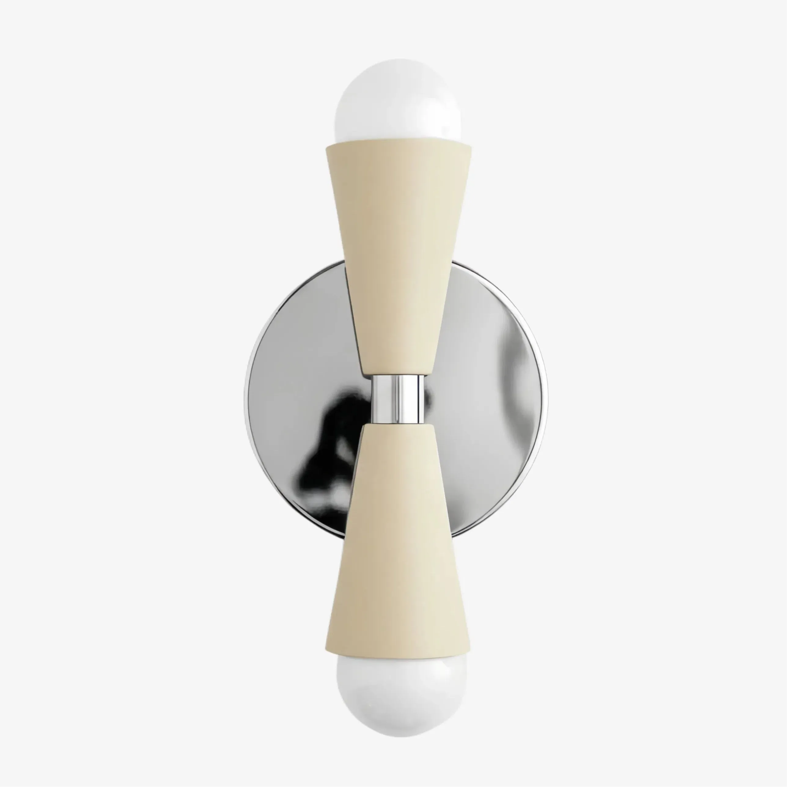 Pyralis Dual Lights Streamlined Metal Wall Lamp - Contemporary Light for Bedroom or Hallway KL1457