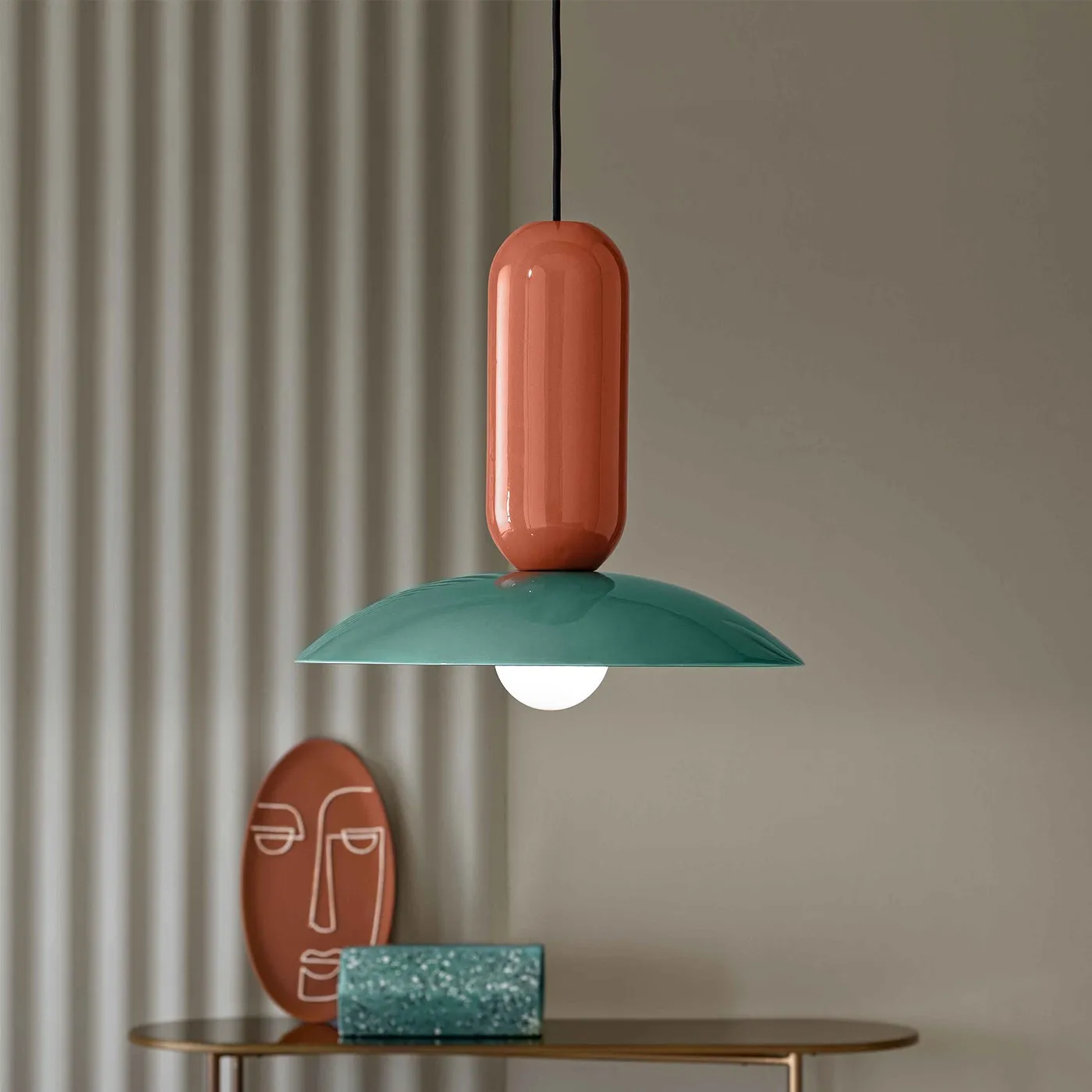 Macaron Frisbee Pau Pendant Light