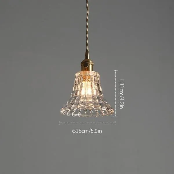 Clear glass pendant lights series