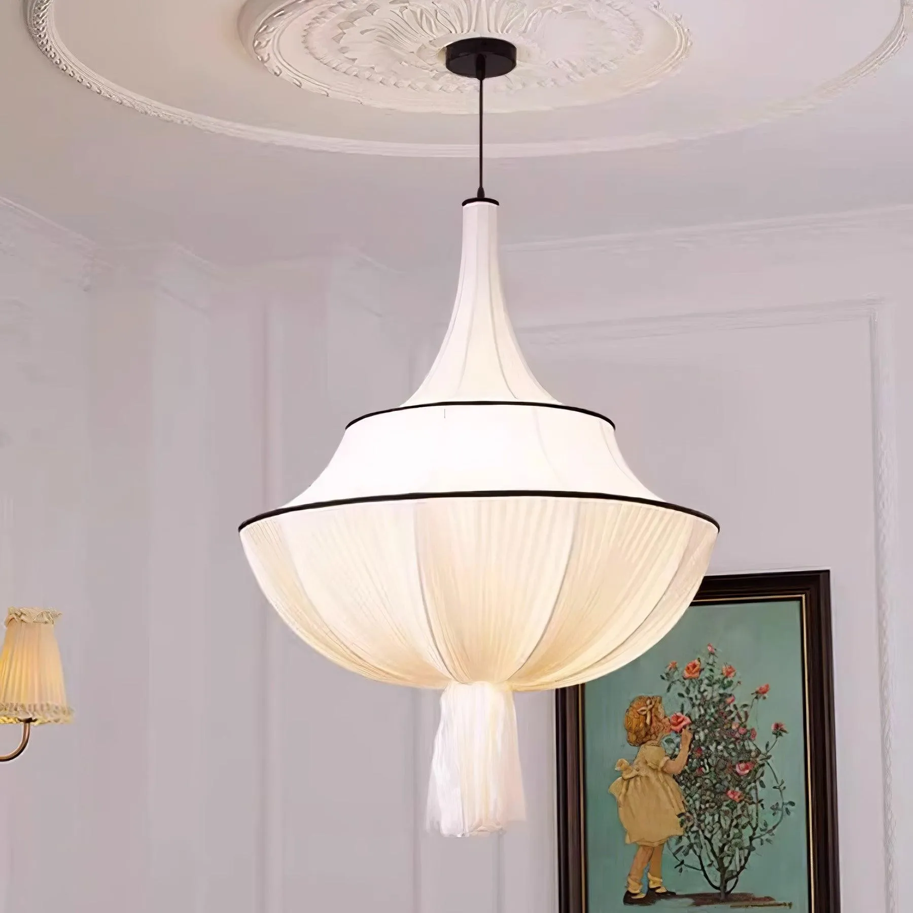 Fabric Art Decorative Pendant Lamp KL483