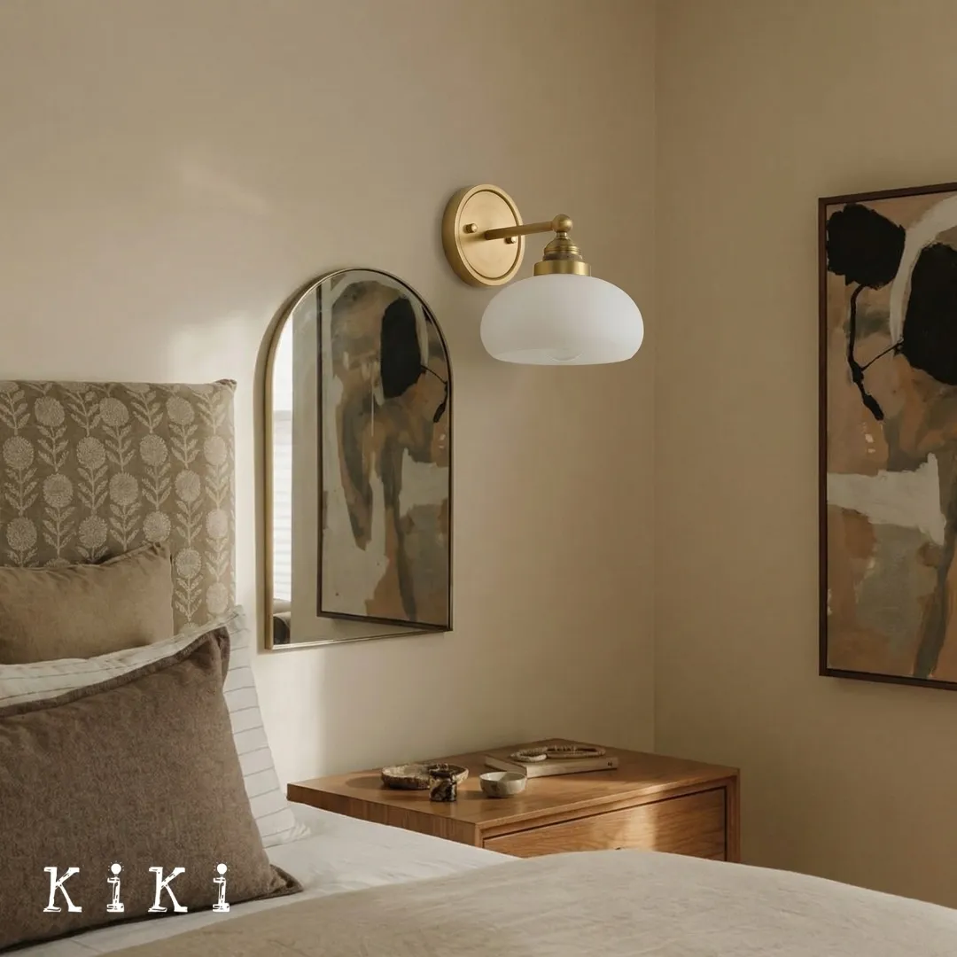 Riven Blown Glass Wall Lamp - Industrial Chic Style Interior Light KL2019