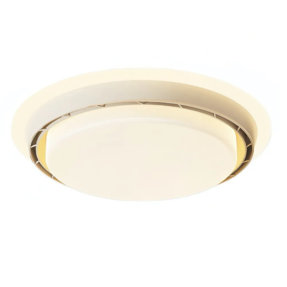 Modern Circular LED Bladeless Ceiling Fan with Light KL935