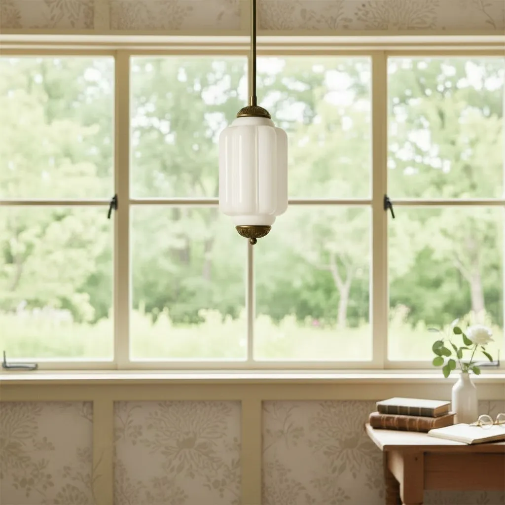 Eloise Simple Glass Irregular Lantern Pendant Lamp KL828