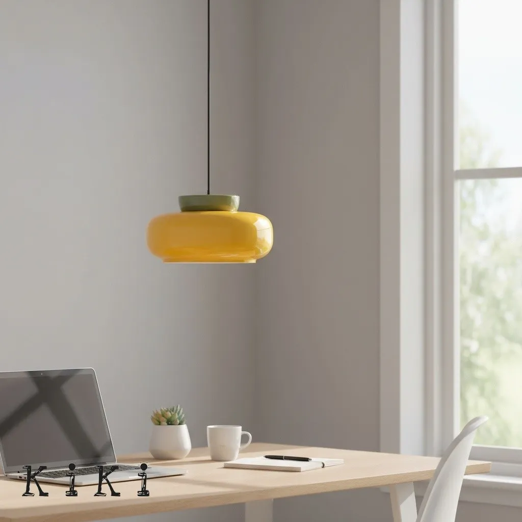 Modern Colorful Ceramic Shade Pendant Light KL1103