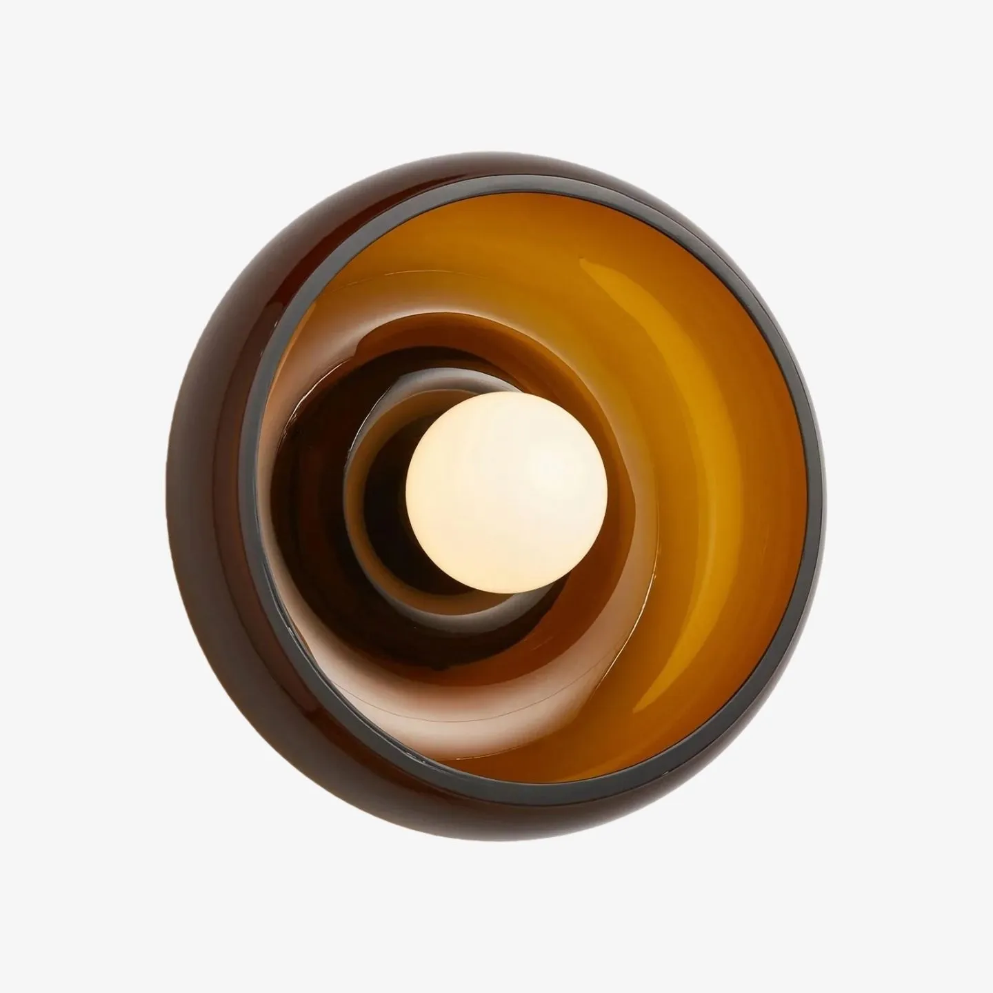 Haelen Alistair Retro Bowl Wall Sconce - Elegant Round Shade Wall Light for Living Room KL1753