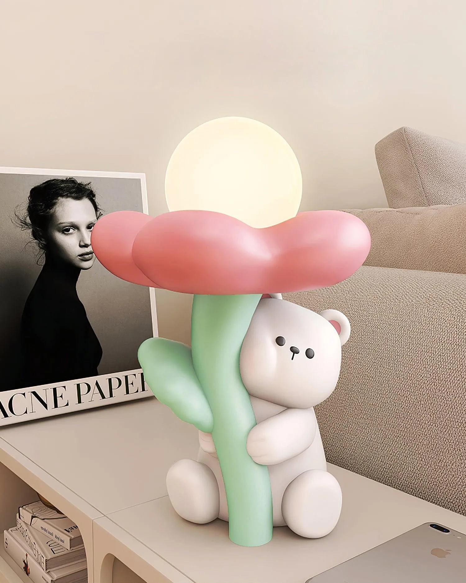Cute Bear Resin Table Lamp KL821