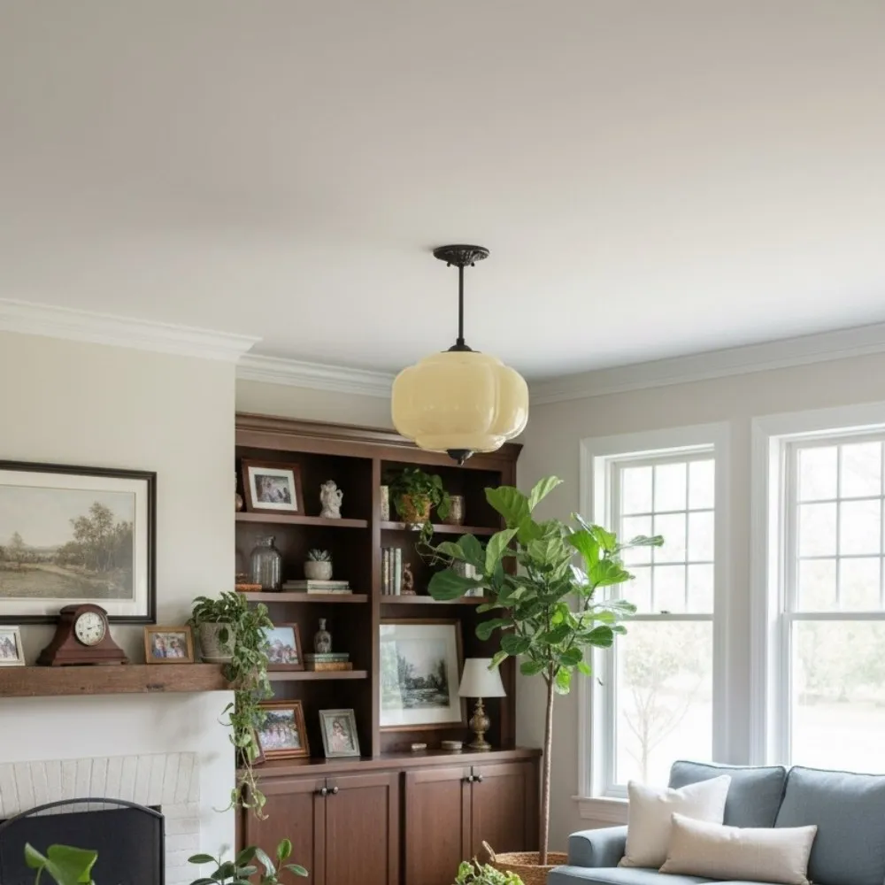 Retro Glass Eloise Pendant Light For Kitchen Island KL801