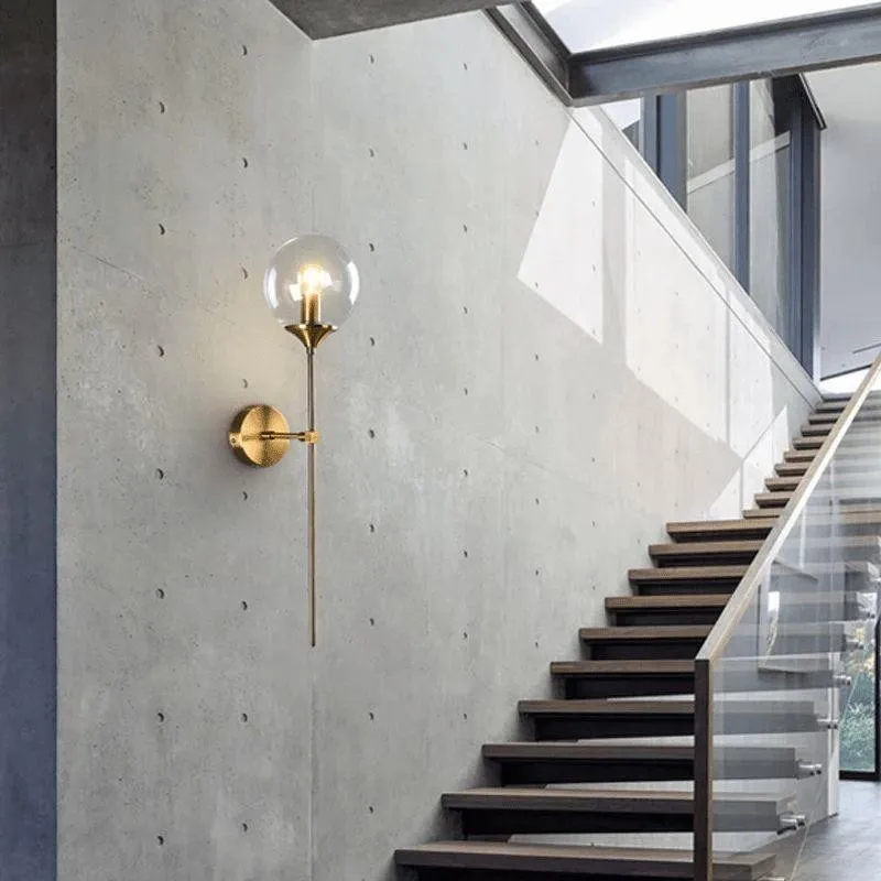 Modern Design Glass Ball Wall Light KL12
