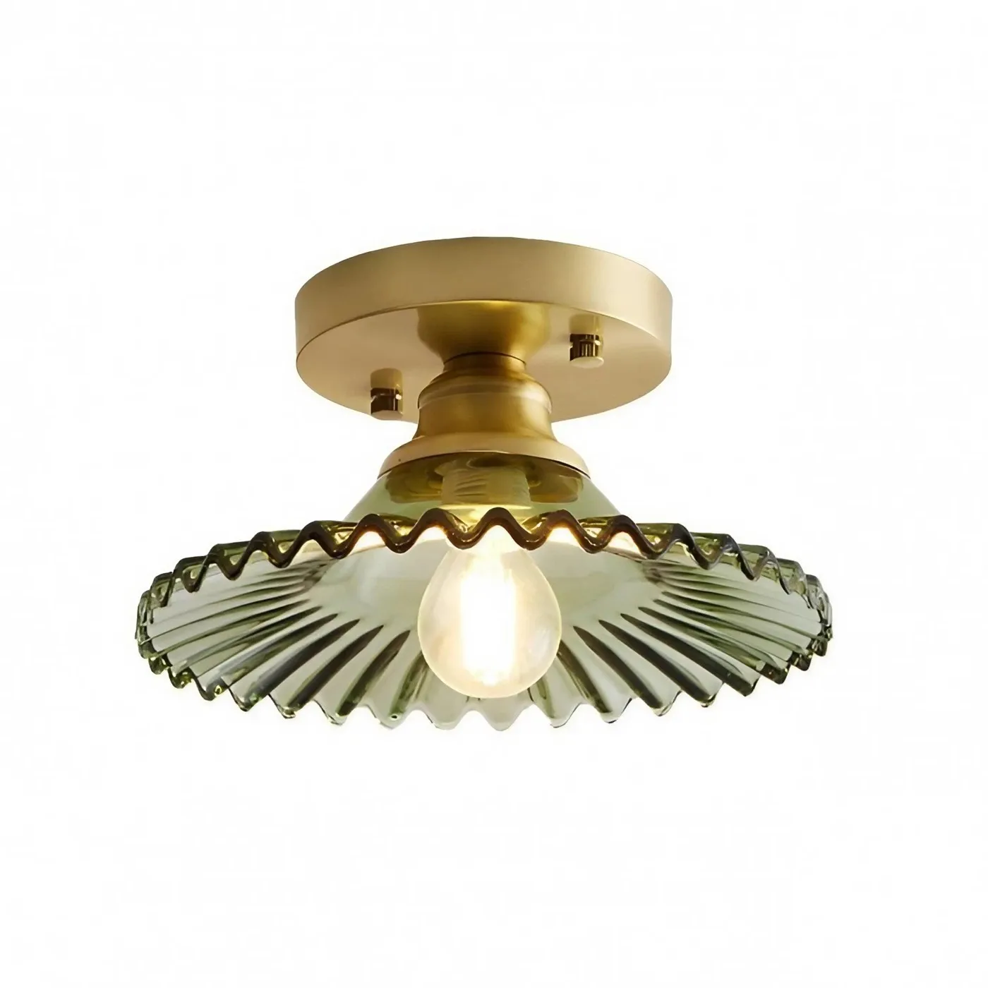 Vintage Design Stained Glass Ceiling Light KL65