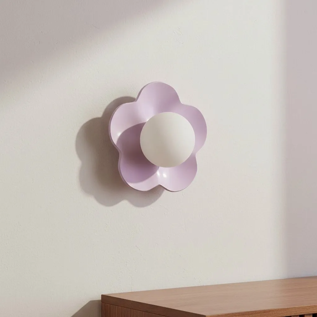 Florixa Blooming Flower Wall Light - Decorative Indoor Lamp for Bedroom and Living Room KL2066