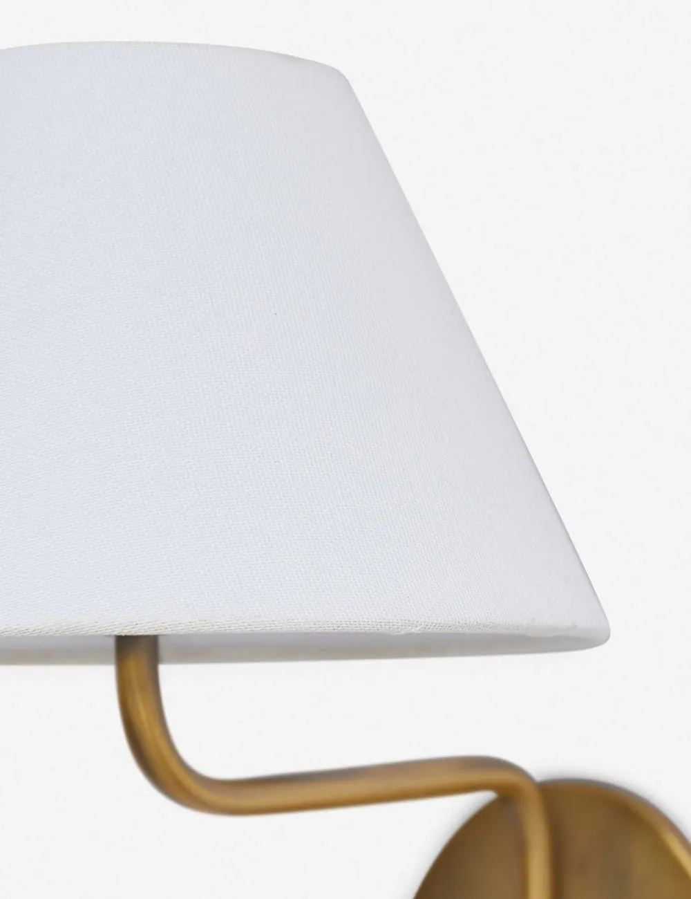 Kulo Classic Brass Wall Lamp – Modern Fabric Shade Wall Sconce for Bedroom or Hallway KL1533