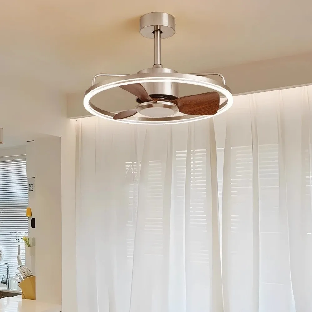 Vintage Bauhaus LED Silent Fan Ceiling Light KL943