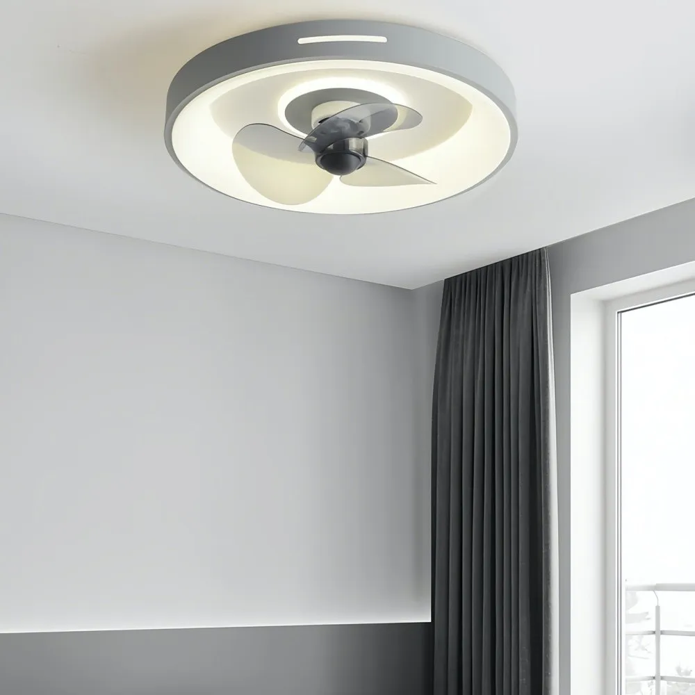 Modern Slient LED Ceiling Fan Light for Bedroom KL931