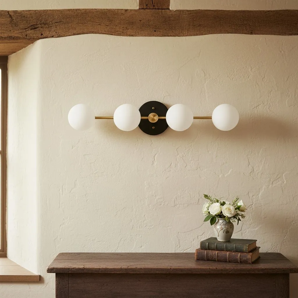 Glorica Glass Long Vanity Light - Modern Minimalist Wall Sconce Design KL1425