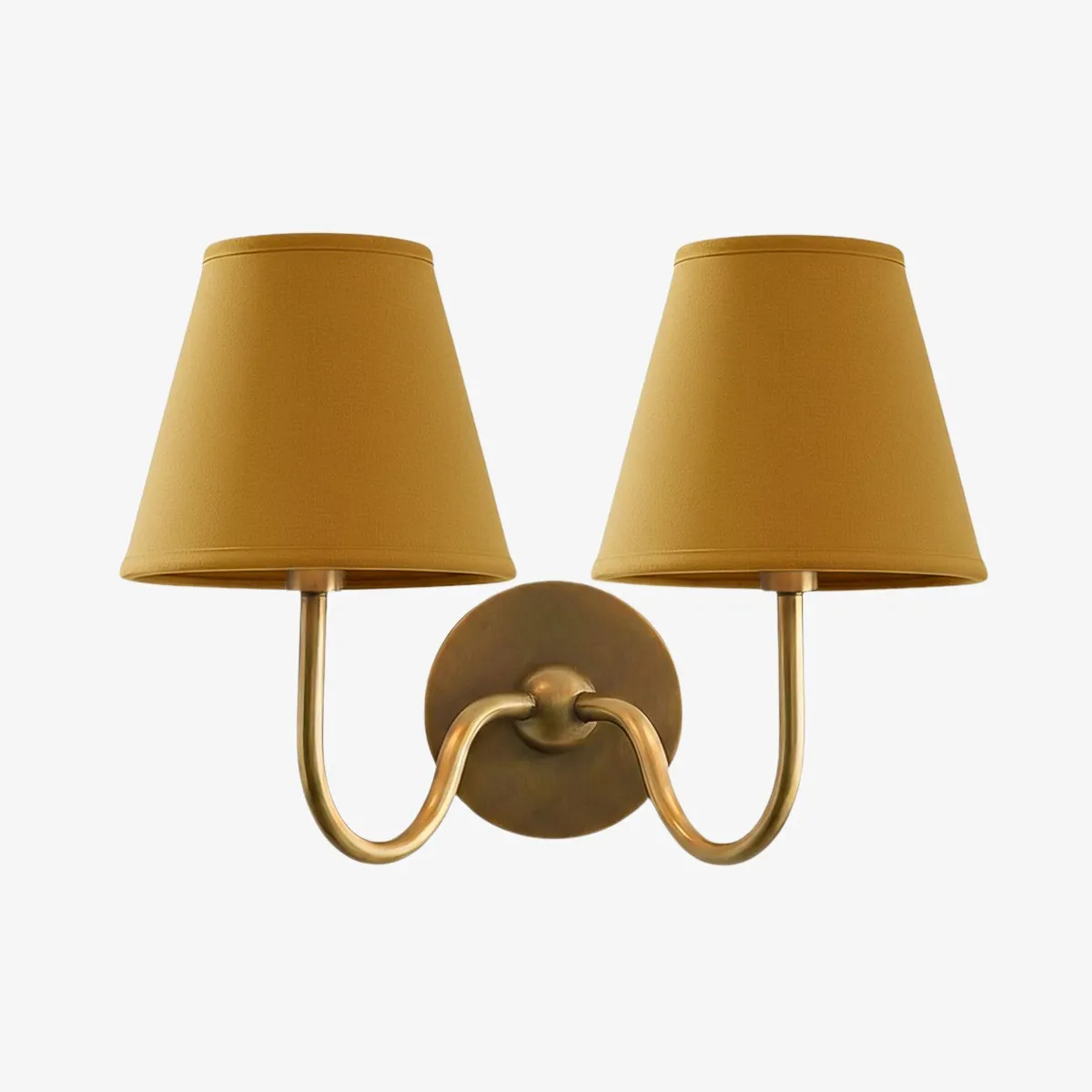 Luvora Vintage Pleated Shade Wall Lamp - Refined Linen Sconce For Bathroom or Corridor KL1272