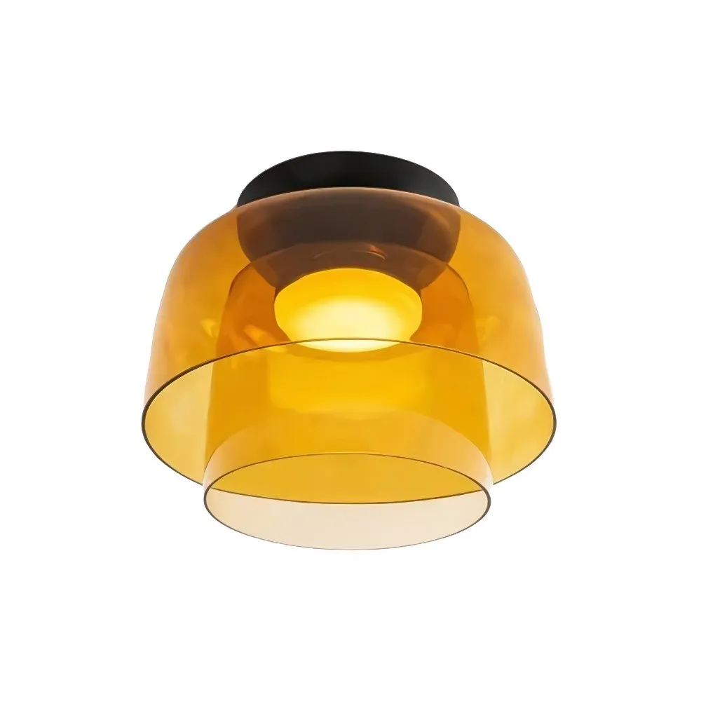 Celestial Morandi Layered Glass Ceiling Light - Scandinavian Ceiling Lamp For Living Room KL2146